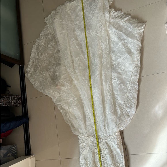 Signature by Justin Alexander White Lace Dress - Picture 12 of 14